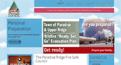 Desktop Screenshot of paradisefiresafe.org